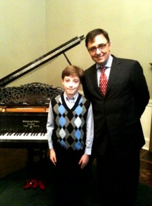 Jonathan at Steinway